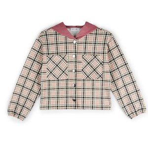 Beautees Girls Hooded Shacket